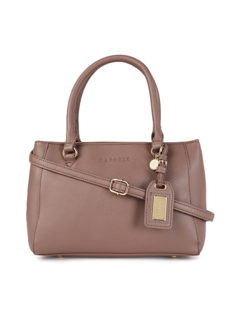 

Caprese Mauve Solid Handheld Bag