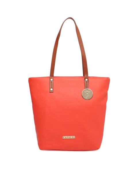 

Caprese Coral Solid Shoulder Bag