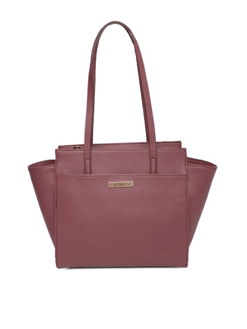 

Caprese Pink Solid Shoulder Bag