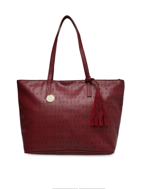 

Caprese Burgundy Solid Shoulder Bag