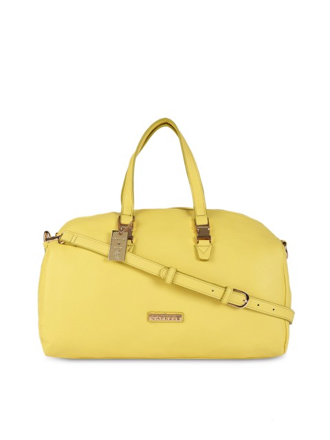 

Caprese Yellow ELEANOR Solid Handheld Bag