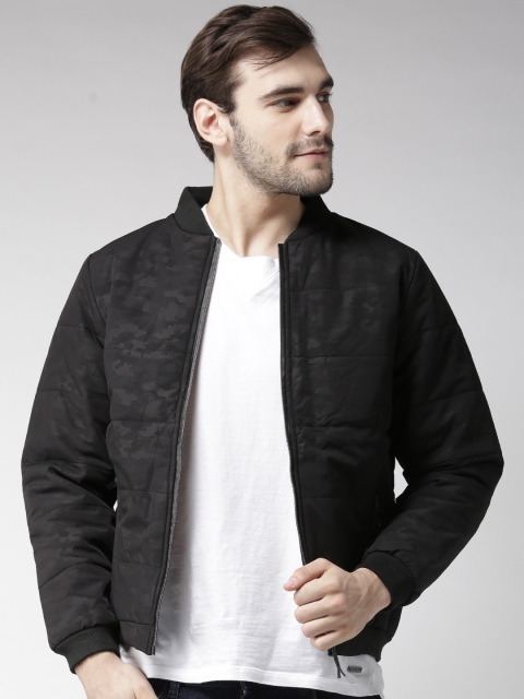 

Fort Collins Men Black Printed Bomber