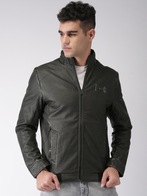 

Fort Collins Men Black Solid Bomber Jacket
