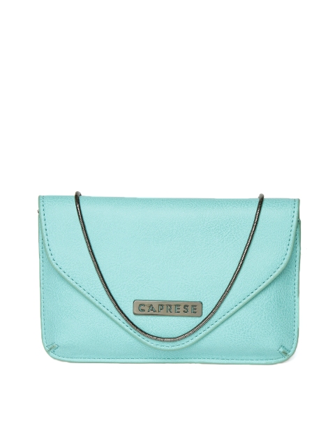 

Caprese Blue Solid Sling Bag