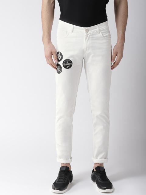 

Hubberholme Men White Slim Fit Mid-Rise Clean Look Jeans