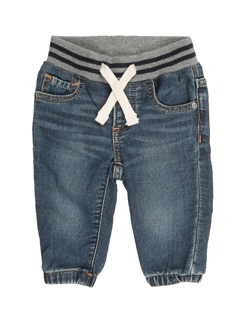

GAP Baby Boys Blue Denim Pull-On Track Pant