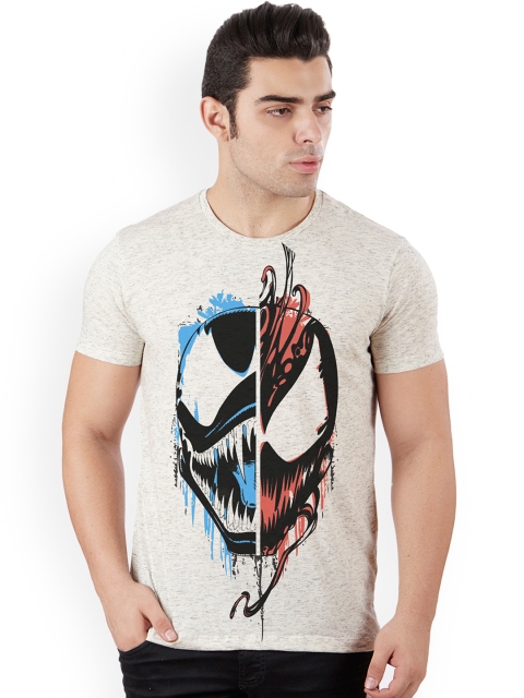 

Free Authority Men Off White Printed T-shirt
