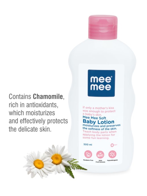 

Mee Mee Moisturising Baby Lotion with Fruit Extracts, 500ml, White