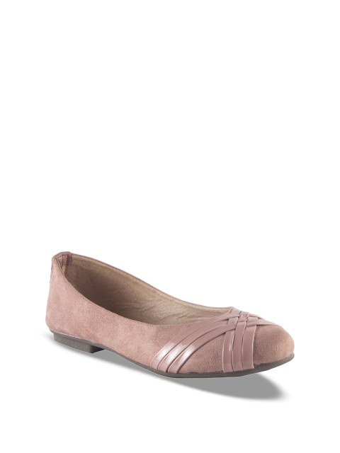 

MSC Women Pink Solid Synthetic Ballerinas