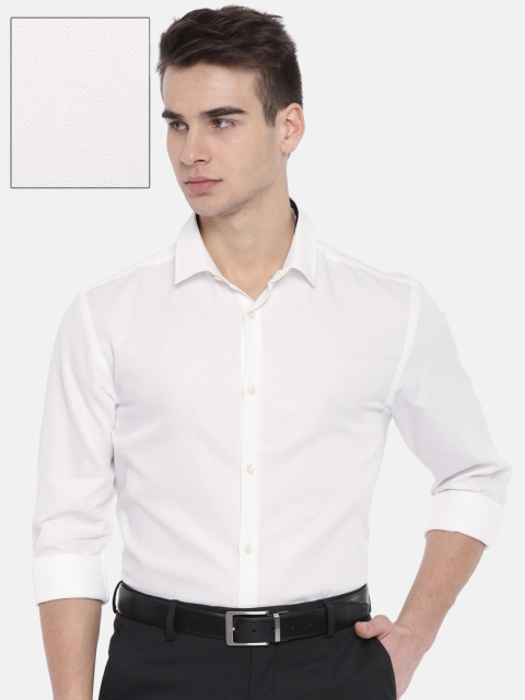 

Jack & Jones Men White Regular Fit Solid Formal Shirt
