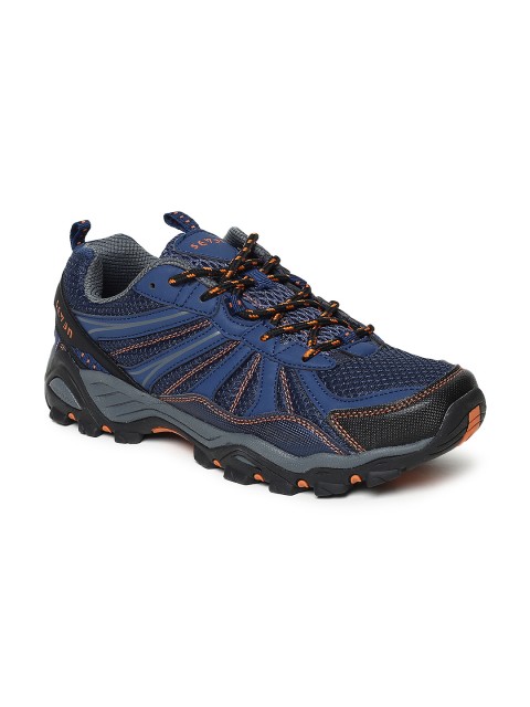 

SEVEN by MS Dhoni Men Navy Blue Trekking Shoes