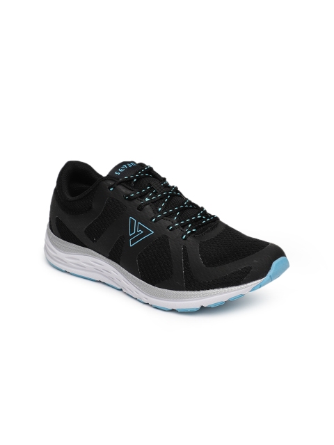 

SEVEN by MS Dhoni Women Black Trine Running Shoes
