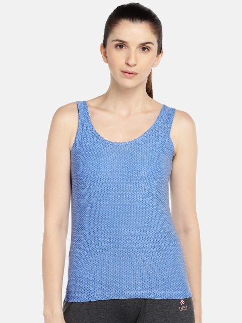 

Tuna London Women Blue Solid Top