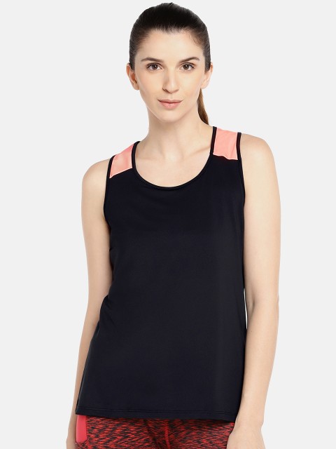 

Tuna London Women Black Solid Round Neck T-shirt