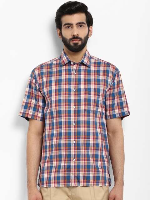 

ColorPlus Men Multicoloured Regular Fit Checked Casual Shirt, Multi