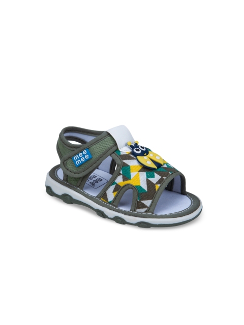 

MeeMee Boys Green & Yellow Comfort Sandals