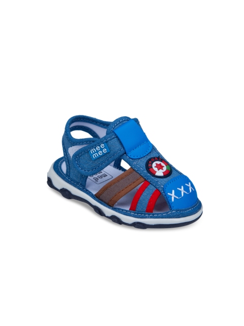 

MeeMee Boys Blue Fisherman Sandals