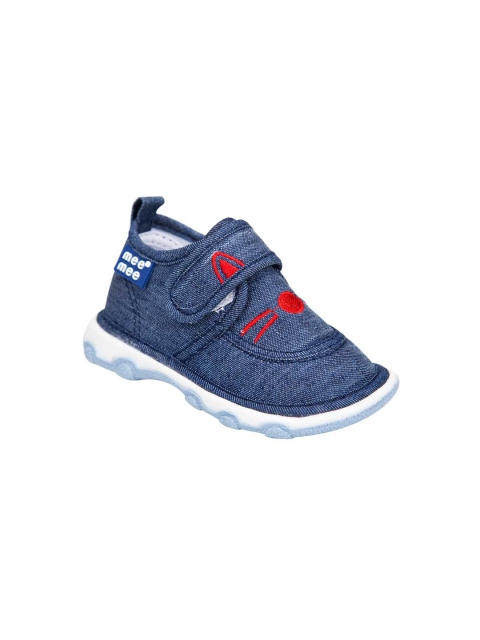 

MeeMee Boys Blue Slip-On Sneakers
