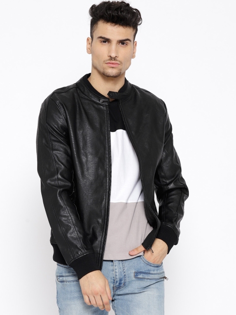 

U.S. Polo Assn. Denim Co. Men Black Solid Bomber Jacket