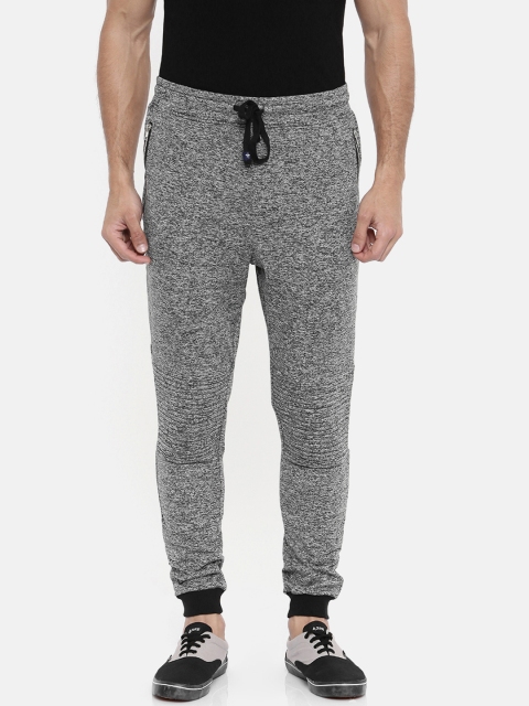 

Breakbounce Men Grey Solid Joggers