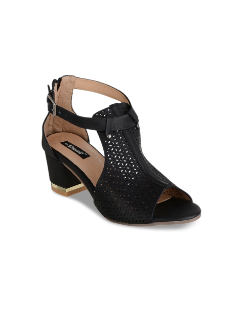 

Sherrif Shoes Women Black Solid Heels