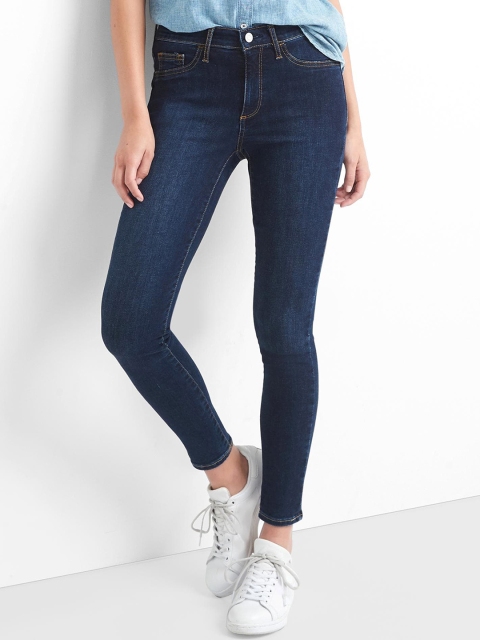 

GAP Women Blue Mid Rise Easy Jeggings
