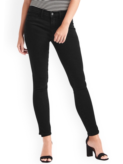 

GAP Women Black Mid Rise Legging Jeggings