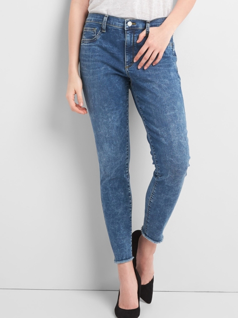 

GAP Blue Women Washwell Mid Rise Favourite Jeggings