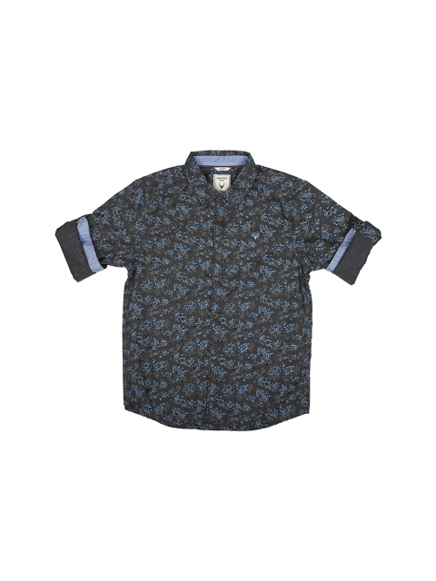 

Allen Solly Junior Boys Grey Regular Fit Printed Casual Shirt