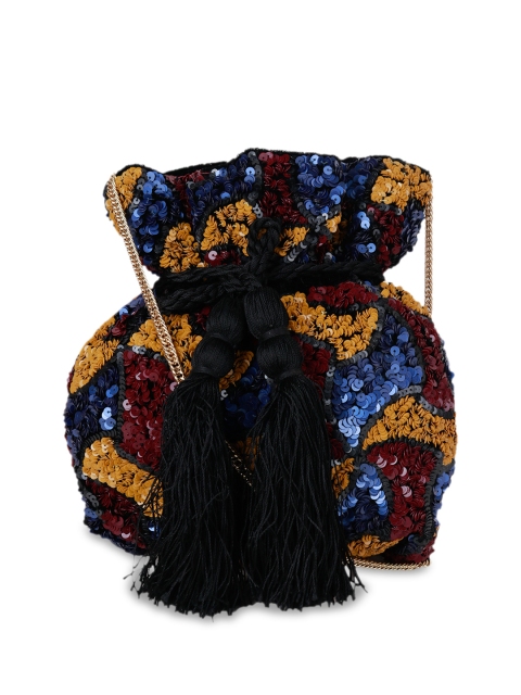 

Diwaah Multicoloured Embellished Clutch, Multi