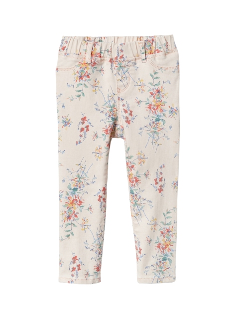 

GAP Toddler Pink Girl Favourite Jeggings With Floral Print In High Stretch