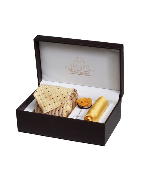 

Alvaro Castagnino Men Accessory Gift Set, Yellow