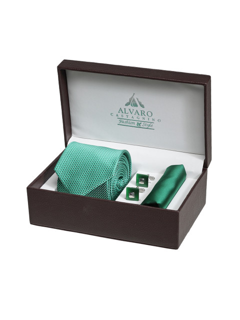 

Alvaro Castagnino Men Green Accessory Gift Set