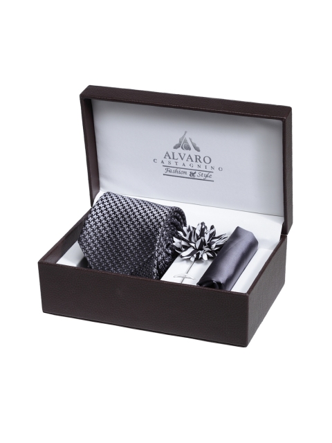 

Alvaro Castagnino Men Accessory Gift Set, Grey