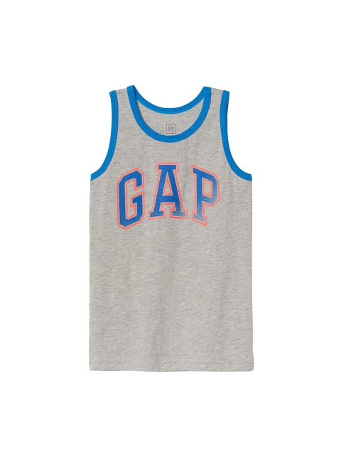

GAP Boys Grey Vintage Logo Slub T-Shirt