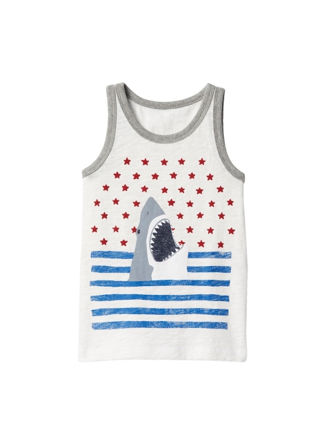 

GAP Boys White Americana Shark T-Shirt