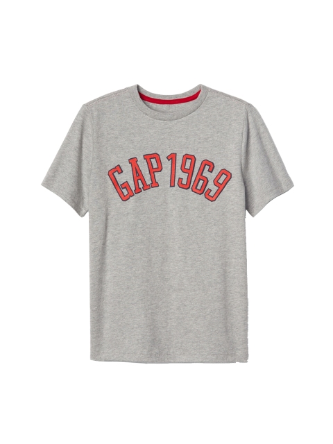 

GAP Boys Grey Logo Graphic T-Shirt