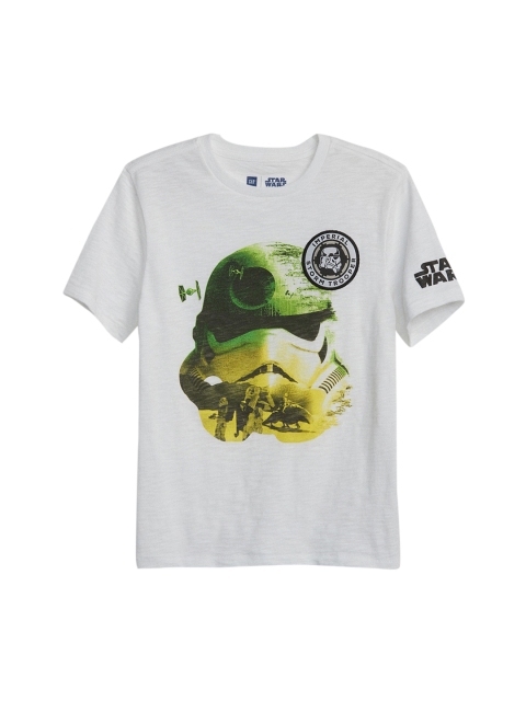 

GAP Boys White Star Wars Graphic T-Shirt
