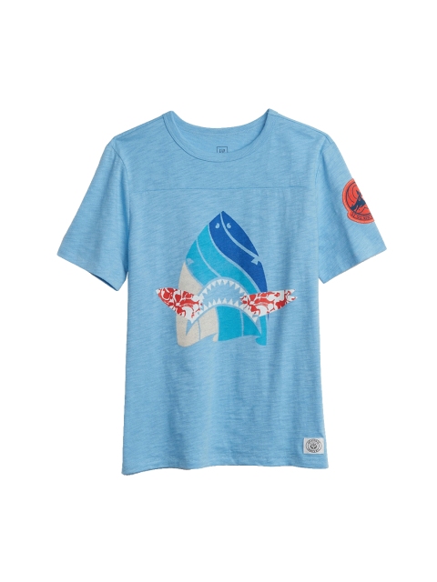 

GAP Boys Blue Graphic T-Shirt