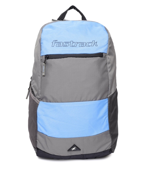 

Fastrack Unisex Blue & Grey Colourblocked Laptop Backpack