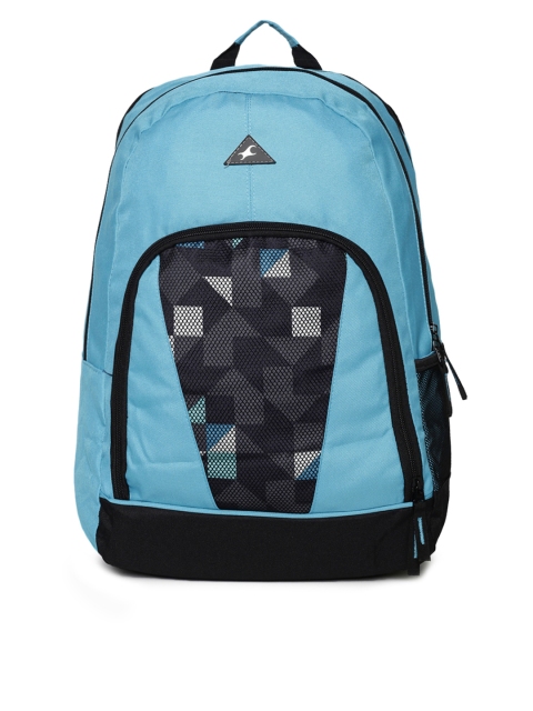 

Fastrack Unisex Blue & Grey Graphic Backpack