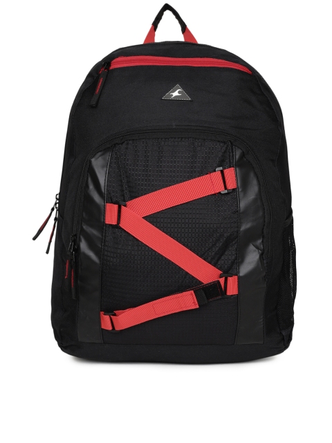 

Fastrack Unisex Black Solid Laptop Backpack