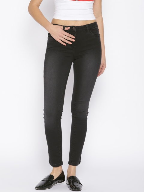 

OVS Women Black Regular Fit Mid-Rise Lightly Faded Stretchable Jeans
