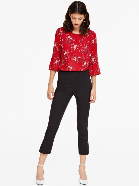 

OVS Women Red Printed Top