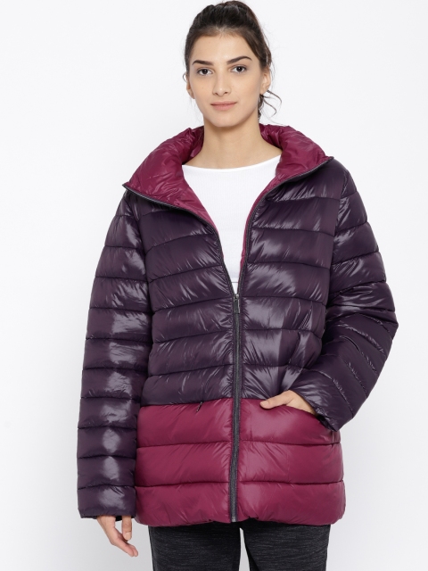 

OVS Women Purple Solid Puffer Jacket