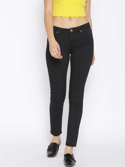 

OVS Women Black Regular Fit Mid-Rise Clean Look Stretchable Jeans
