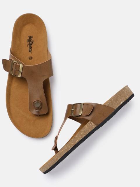 

Roadster Men Camel Brown Comfort Sandals