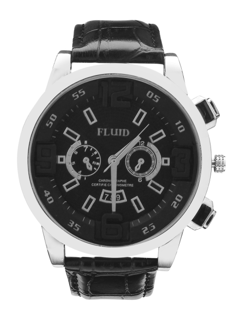 

FLUID Men Black Analogue Watch FL-904-BK01
