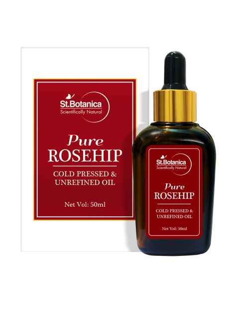 

St.Botanica Pure Rosehip Cold Pressed Carrier Oil 50ml, White
