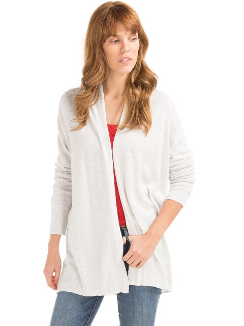 

GAP Women Easy Open Front Cardigan, Grey